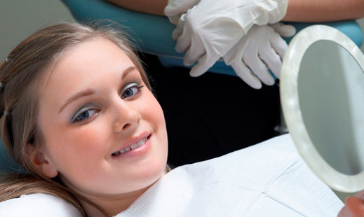 Girl in Dentist Chair